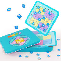 Children Digital Game Chess Nine-square Lattice Sudoku Puzzle Magnetically Filled Digital Wooden Puzzle Childrens Toys