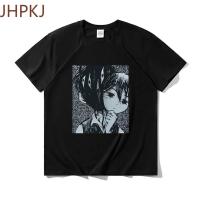 Omori Men Women Tshirt Trend Cool Simple Characters Protagonist Friend Personality Horror Video Game Black White Game T-shirt 4XL 5XL 6XL