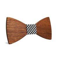 (ร้อน) ไม้ Bow Tie Mens ไม้ Bow Ties Gravatas Corbatas ธุรกิจผีเสื้อ Cravat Party Ties สำหรับผู้ชายไม้ Ties