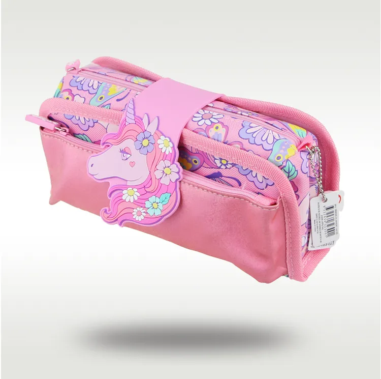 New Australia Smiggle Stationery Students Decompression Pink Unicorn  Schoolbag Anime Figure Girls Shoulder Bag Gift - AliExpress