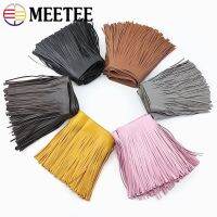 2/5Meter Meetee 3mmX15cm Leather Suede Tassel Lace Ribbon for Handbag Skirt Clothing Manual DIY Craft Decoration Accessories Gift Wrapping  Bags