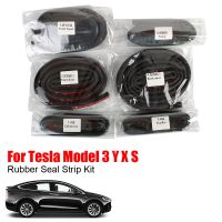 Door Seal Kit Hood Dashboard A B Pillar Soundproof Rubber Sunroof Seal For Tesla Model 3 Y X S Weather Draft Seal Strip