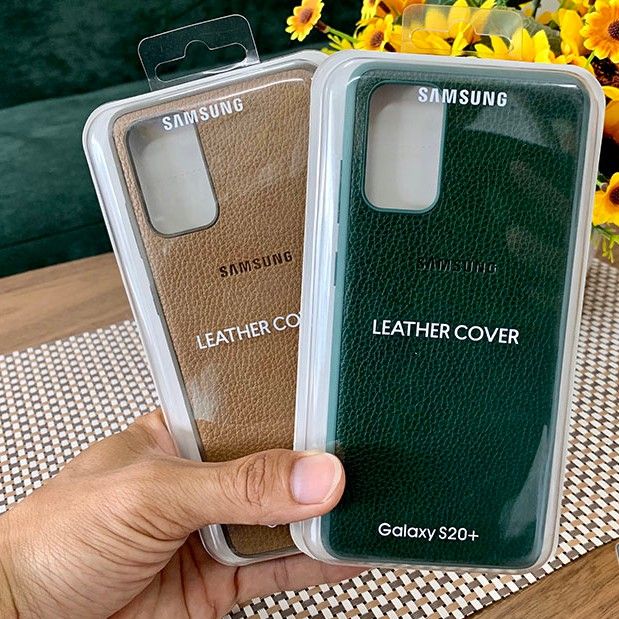 Ốp Lưng Leather Cover Galaxy S20 Plus S20+ 5G Da | Lazada.Vn