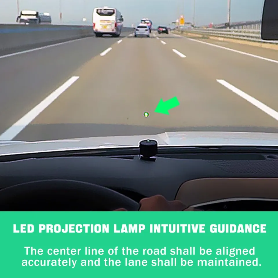 Car Lane Departure Warning Assist System LED Projection Light  Anti-collision Car Safety Driving Universal for Cars/SUV/Truck