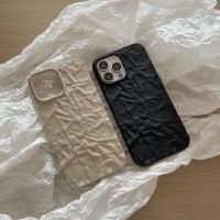 [ส่งสินค้าภายใน 24 ชั่วโมง]เคสไอโฟน — CRUMPLED PAPER เคส tpu นิ่ม แต่ง texture กระดาษ
