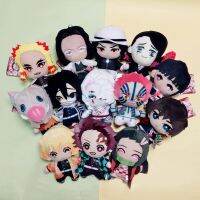 ZHUJI 15ซม. ทนทาน อะนิเมะญี่ปุ่น Tanjirou kamado nezuko หมอนตุ๊กตา ตกแต่งบ้าน ของขวัญผู้หญิง ของเล่นแบบโต้ตอบ ของขวัญ peluche พวงกุญแจ ของเล่นยัดไส้ ปีศาจฆ่าของเล่นตุ๊กตา พวงกุญแจตุ๊กตา