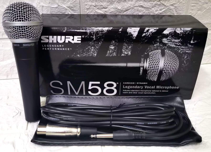 MICROPHONES SHURE SM58, SONY SN777 & Platinum KS5000 Legendary Vocal
