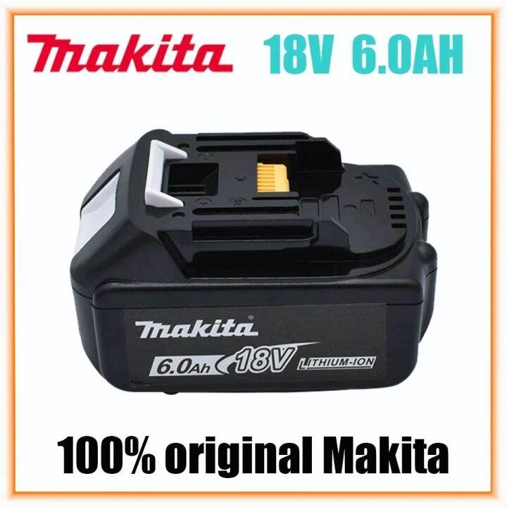 Makita 100 Original 18V 6.0Ah Bateri Alat Kuasa Boleh Dicas Semula ...