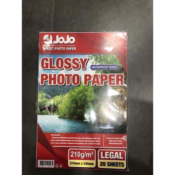 jojo Glossy Photo Paper Legal Lazada PH