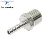 ◙☎❍ 6 8 10 12mm Hose Barb Tail 1/8 1/4 1/2 BSPT Male Thread Connector Joint Pipe Fitting SS304 Stainless Steel Coupler Adapter