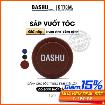 Dashu Wax là một sản phẩm sáp vuốt tóc nam đến từ Hàn Quốc. Với thành phần từ thiên nhiên, sản phẩm này giúp tóc không bị khô và giúp giữ độ dày cho tóc. Kiểu tóc của bạn sẽ được giữ độ bóng và độ nếp tuyệt vời với Dashu Wax.