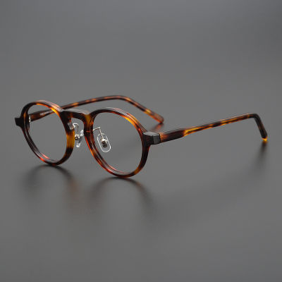 ญี่ปุ่นแฟชั่นแบรนด์ Acetate ออกแบบแว่นตาเฟรมผู้ชาย O Ptical กําหนดเต่าคลาสสิกรอบโค้งสะพานแว่นตา