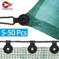 ✗ஐ❈ 5-50pcs Plastic Sun Shades Net Clip Cloth Green Buildings for Fix Clamp Fence Netting Awning Pergola Hook Camping Garden Tools