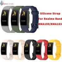 8 Colors Silicone Smart Band Strap For Realme Band RMA199/RMA183 Replacement Strap Comfortable Smartband Accessories Mobile Accessories