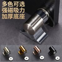 Stainless Steel Neodymium Magnet Door Stop Strong Magnetic Floor Suction Mini Door Stop Furniture Hardware Door Hardware Locks