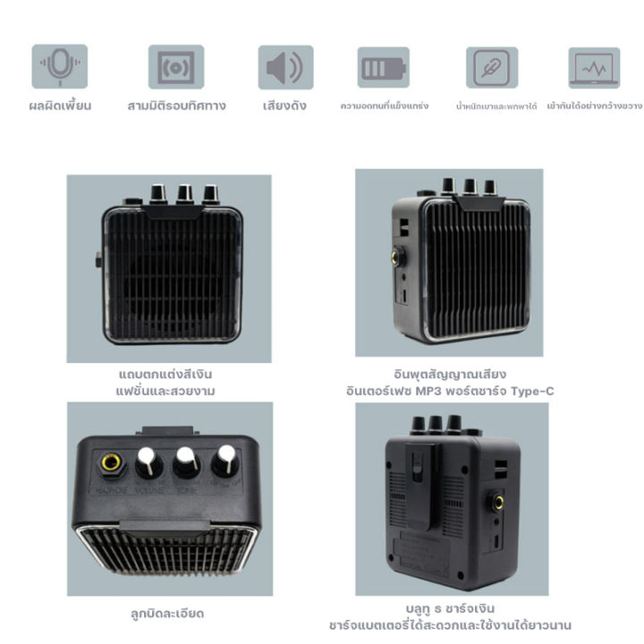 แอมป์กีต้าร์-guitar-amplifier-ลำโพงบลูทู-ธ-รุ่น-x-bluetooth-5-0เบสหนักแน่น-5w-และแบตเตอรี่แบบชาร์จไฟได้