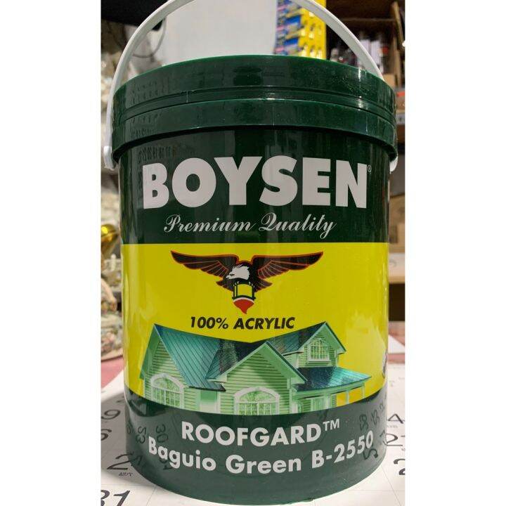 Boysen Roofgard Roof Paint Gallon 4 Liters / Roofguard Roof Guard Roof Gard Roofing Paint BAGUIO
