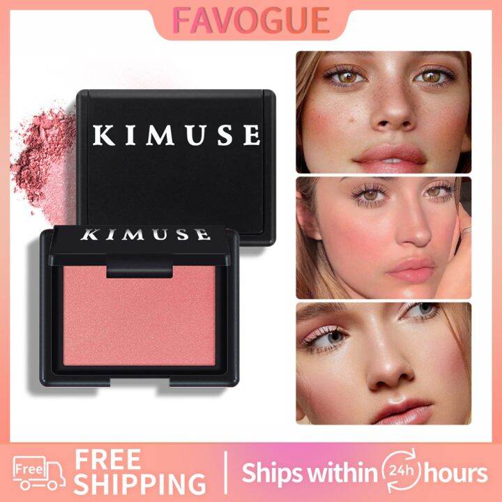 KIMUSE Blush Powder Matte Cheek face waterproof Nature Blush Palette