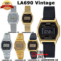 CASIO ของแท้ รุ่น LA690 Vintage นาฬิกาผู้หญิง พร้อมกล่องและรับประกัน 1ปี LA-690 LA690WGB LA690WEGB LA690WA LA690WGA LA690WA-1D LA690WEM-7D LA690WEMB-1B LA690WEMY-1D LA690WGA-9D LA690WGB-1D