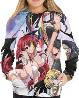 HARIBHAKT Anime High School Dxd WomanS Hoodie Comfort Sweatshirt Pullover Hoody With Pockets