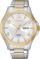 Citizen Quartz Mens Watch, Stainless Steel, Classic, Two-Tone (Model: BF2005-54A)