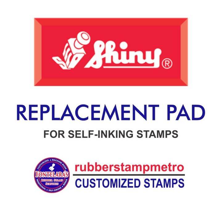 Shiny Replacement Pad Self inking Stamps Lazada PH
