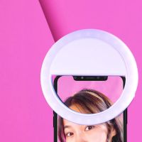 STX ไฟวงแหวนเซลฟี่ ไฟไลฟ์ ไฟวงแหวน แบบหนีบ ไฟถ่ายรูป ไฟติดโทรศัพท์ ไฟแฟลช Selfie Ring Light