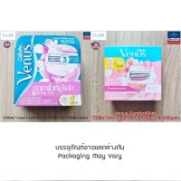 Gillette® Venus ComfortGlide White Tea+Olay blades refill 4 Cartridges ยิลเลตต์วีนัส ใบมีดโกนคอมฟอร์ตไกลด์ไวท์ที