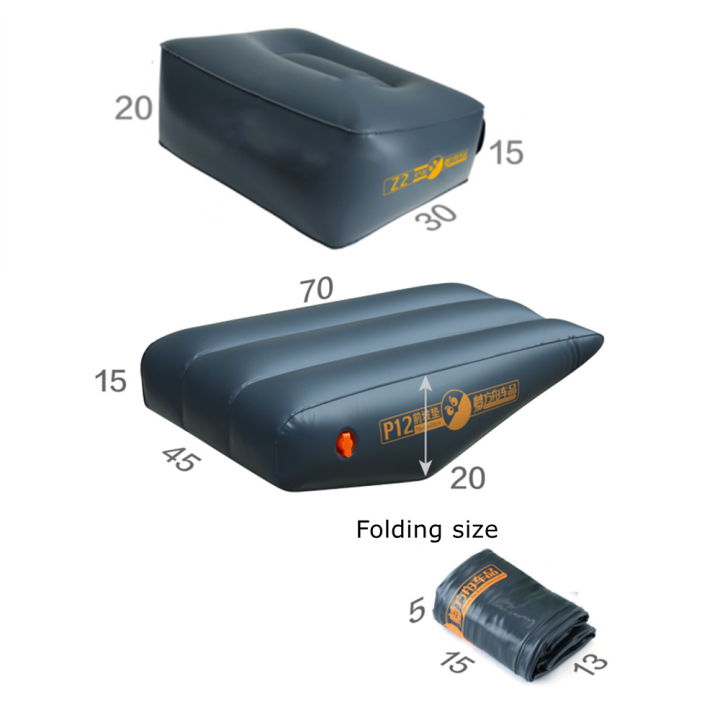 รถพองที่นอนด้านหน้าลาด-pad-พองอุจจาระหมอนอิงในช่องว่างที่นั่งด้านหลังขับรถด้วยตนเองอุปกรณ์การเดินทางอุปกรณ์เสริม