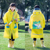 Childrens raincoat waterproof raincoat cartoon unicorn dinosaur childrens school raincoat boys and girls raincoat travel