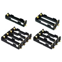 1x2x3x4x 18650 SMT ที่ใส่แบตเตอรี่ 18650 SMD กล่องเก็บกล่องคอนเทนเนอร์ธนาคารพลังงานพร้อมหมุดบรอนซ์แบบชาร์จไฟได้ SMT