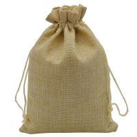 Burlap Packing Pouches Drawstring Bags Paper Price Tags and Jute Cord Twine String for Jewelry Making Jewelry Display