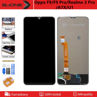 สำหรับ หน้าจอOppo F9/F9 Pro/realme 2 Pro/ A7X/U1จอแสดงผล LCD Digitizer หน้าจอสัมผัสที่สมบูรณ์จอแสดงผล6.3นิ้ว