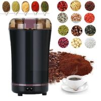 （HOT NEW）เครื่องบดกาแฟขนาดเล็กเครื่องบดแป้งโรงบดและเครื่องปั่นอัตโนมัติเครื่องปั่นเครื่องเทศธัญพืชปลั๊ก M7B4