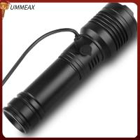 UMMEAX ไฟฉายไฟฉายชาร์จ USB กลางแจ้ง,ไฟฉายแรงสูงชาร์จได้แบตสำรองแสงจ้าไฟฉายแรงสูงแรงสูง