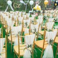 【hot】❣✸▥  48CMx5M/10M Wedding Site Arrangement Organza Tulle And Guest Seats Other Decorations.