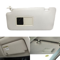 ภายในรถด้านหน้าซ้ายขวา Sun Visor แผง Sunvisor พร้อมกระจกแต่งหน้าสำหรับ Nissan Tiida 2005 2006 2007 2008 2009 2010