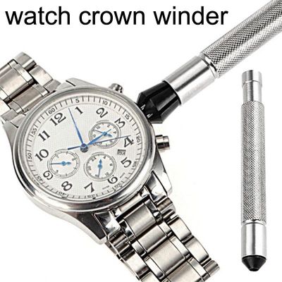 ►♧✳ โลหะผสมนาฬิกามงกุฎไขลานเครื่องมือสำหรับช่างซ่อมนาฬิกาเครื่องมือคู่มือจักรกลนาฬิกามงกุฎไขลาน 3 มิลลิเมตรถึง 5 มิลลิเมตรเครื่องมือซ่อมนาฬิกา