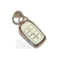 【Available】สำหรับ Toyota Fortuner TPU Car Key Case Cover Remote Fob Holder