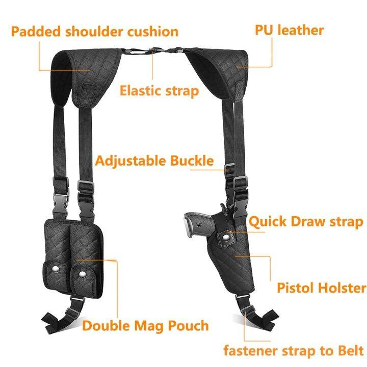 concealed-tactical-shoulder-holster-adjustable-vertical-holster-with-2-mag-pouch-for-glock-19-17-9mm