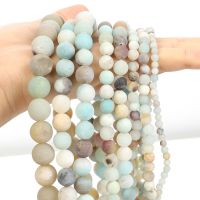 [HOT PPLMZKKLWEWH 605] ลูกปัดทรงกลมเคลือบหินธรรมชาติ Amazonite เคลือบหินธรรมชาติ-Aliexpress