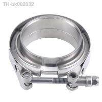 ﹍◄❁ 304 Stainless Steel 2 2.25 2.5 3 Inch 51 63 76 mm V Band Clamp Turbo Exhaust Pipe Vband Clamp Male Female Flange V Clamp Kits