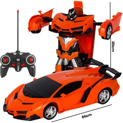 【CW】 2 1 Electric Car Transformation Robots Children Boys Outdoor Deformation
