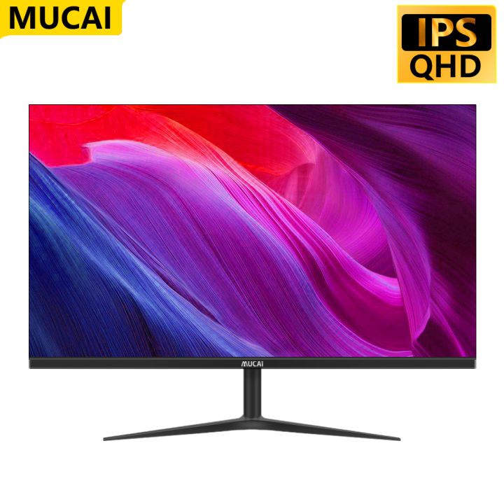 mucai-2427นิ้ว-monitor-2k-75hz-qhd-desktop-pc-จอแสดงผล-lcd-gaming-100hz-แผงหน้าจอคอมพิวเตอร์-led-255-60-1440รองรับ-hdmi-dp