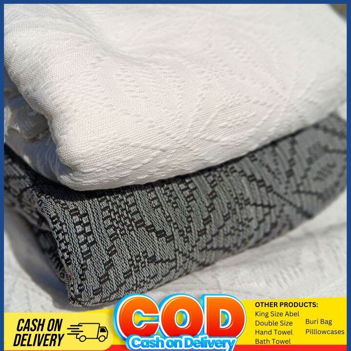 Ilocos Inabel Blanket WHITE ONLY Ilocos King Double Queen Size Blanket