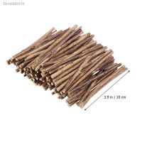 ❀✹⊕ 100pcs Natural Wooden Stick 10CM Long Wood Log Sticks For DIY Crafts Branch Tree Bark Log Discs Stick DIY Craft Party Decoration