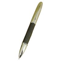 ACMECN New Classic Retractable Pen Stationery for Fathers Day Gifts 2021 Hote Sale Silver &amp; Black Carbon Fiber Ballpoint Pens Pens