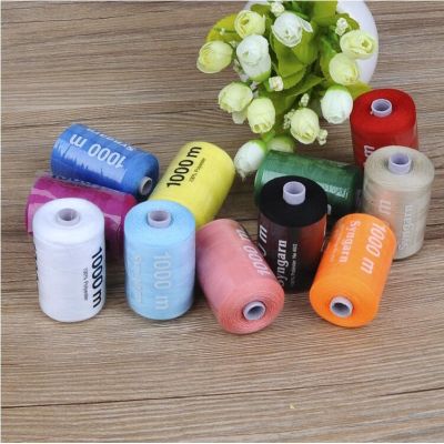1000 Meter Polyester Sewing Thread 402 Black&amp;White