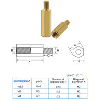 50pcs Hex Brass Standoff Spacer Screw Thread M3*L+4mm Pillar PCB Computer PC Motherboard Male to Female Standoff Spacer