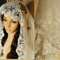 3 Meter White Ivory Cathedral Wedding Veils Long Lace Edge Bridal Veil Wedding Accessories Bride Mantilla Wedding Veil Hair Accessories